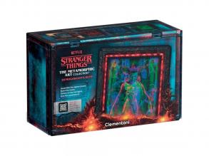 Stranger Things: Demogorgon vadászata 520 db-os puzzle kerettel és RGB LED világítással - Clementoni