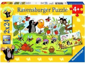 Puzzle 2x24 db - Kisvakond