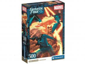 A fantasztikus négyes 500db-os puzzle - Clementoni