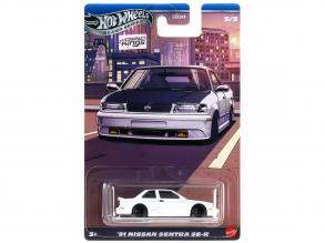 Hot Wheels: 91 Nissan Sentra SE-R klasszikus kisautó 1/64 - Mattel