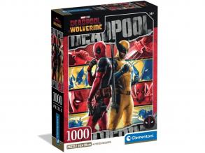 Marvel: Deadpool és Rozsomák 1000 db-os puzzle - Clementoni