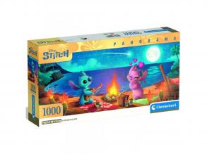 Disney Stitch  Tengerparti piknik panoráma 1000 darabos puzzle - Clementoni