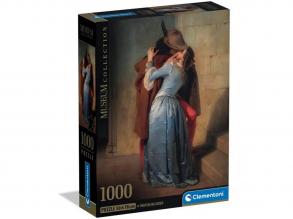 Museum Collection: Hayez - A csók HQC 1000 db-os puzzle poszterrel - Clementoni