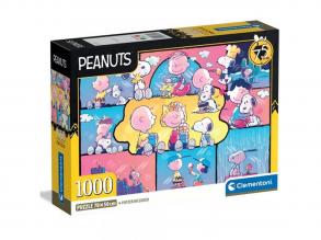 Peanuts 1000 db-os puzzle poszterrel - Clementoni