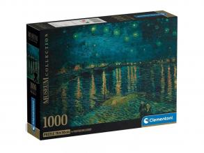 Museum Collection: Van Gogh - Csillagos éjszaka 1000 db-os HQC compact puzzle - Clementoni