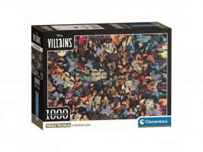 Clementoni Disney gonosztevők  Lehetetlen puzzle  1000 darabos
