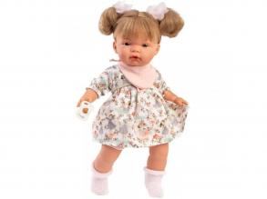 Llorens: Joelle 38cm-es síró baba cumival nyári ruhában