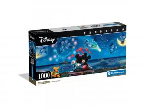 Disney - Mickey és Minnie varázslatos éjszakája 1000 db-os panoráma puzzle poszterrel - Clementoni