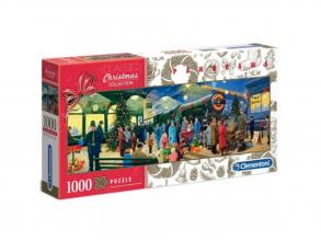 Mikulás expressz 1000 db-os panoráma puzzle - Clementoni