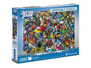 DC Comics Igazság ligája impossible puzzle 1000db-os - Clementoni