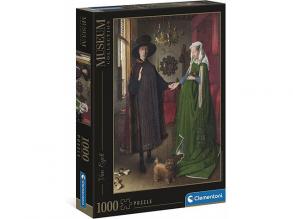 Jan van Eyck: Arnolfini házaspár Múzeum HQC puzzle 1000db-os - Clementoni