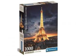 Eiffel torony HQC 1000db-os puzzle poszterrel - Clementoni
