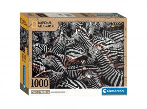 National Geographic - Zebrák 1000 db-os puzzle - Clementoni