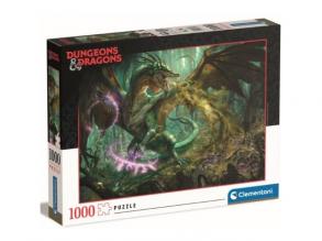 Dungeons & Dragons: Zöld sárkány HQC 1000db-os puzzle - Clementoni