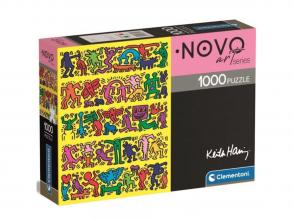 Novo Art: Keith Haring - Yellow Art 1000 db-os puzzle - Clementoni