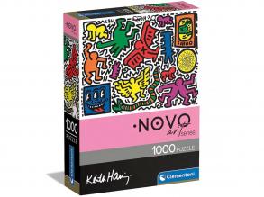 Novo Art: Keith Haring- Pop Shop 1000 db-os puzzle - Clementoni