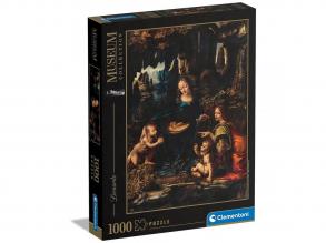 Museum Collection: Leonardo da Vinci - A sziklák szűze 1000 db-os puzzle - Clementoni