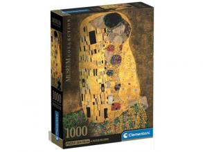 Klimt: A csók Museum Collection 1000db-os puzzle poszterrel - Clementoni