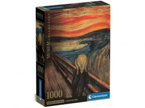 Munch: A sikoly Museum Collection 1000db-os puzzle poszterrel - Clementoni