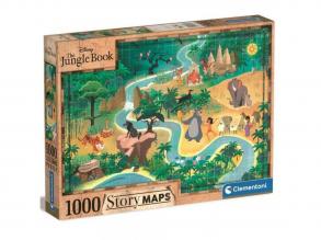 A Dzsungel könyve történet térképe 1000 db-os puzzle - Clementoni