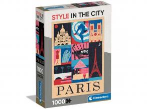Style in the city Párizs 1000 db-os puzzle - Clementoni