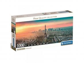 Párizs, Franciaország 1000 db-os panoráma puzzle 98x33cm - Clementoni