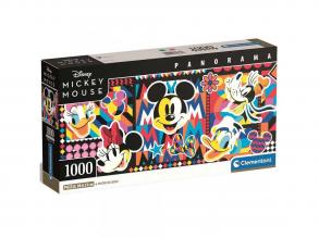 Disney: Mickey Egér klasszikus 1000 db-os panoráma puzzle 98x33cm - Clementoni