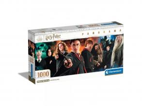 Harry Potter - A varázsvilág harcosai 1000 db-os panoráma puzzle poszterrel - Clementoni