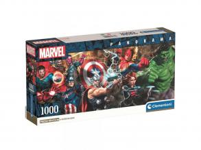 Marvel szuperhosök 1000 db-os panoráma puzzle 98x33cm - Clementoni