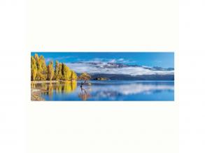 Clementoni Panorama Puzzle: Wanaka aranyfényes tükröződései, 1000 darabos