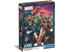 Marvel: Bosszúállók 1000 db-os compact puzzle 50x70cm - Clementoni
