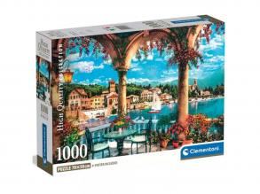 Kilátás a Comó-i tóra 1000 db-os HQC puzzle - Clementoni