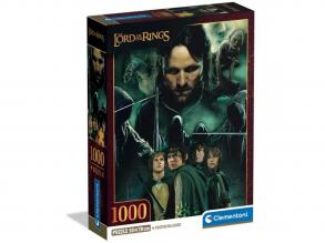 A Gyűrűk Ura: Aragorn útja 1000 db-os puzzle - Clementoni