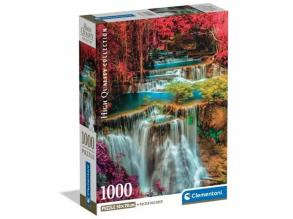 Színes Thai vízesés 1000 db-os HQC puzzle poszterrel - Clementoni