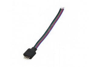 Forrasztható betáp csatlakozó 10 mm-es RGB LED szalaghoz