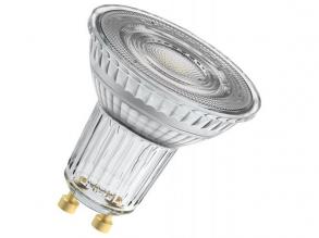 LEDVANCE , LED PAR16 DIM S , LED égő , GU10 , 3.4 W , 2700 K , Meleg fehér , Dimmelhető , IP20 , Átlátszó