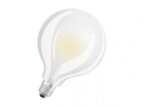 LEDVANCE , LED CLASSIC Globe P , LED égő , E27 , 6.5 W , 2700 K , Meleg fehér , IP20 , Fehér
