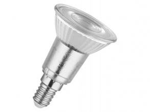 LEDVANCE , LED PAR16 P , LED égő , E14 , 4.5 W , 2700 K , Meleg fehér , IP20 , Átlátszó