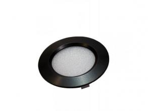 LED panel , 12V DC , 3W , 160 lumen , meleg fehér , fekete keret , EPISTAR chip , 5 év garancia