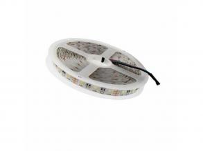 LED szalag , 24 Volt DC , 5050 , 60 led/m , 19 W/m , RGBW , 4in1 chip , 12 mm , W=meleg fehér , LEDISSIMO