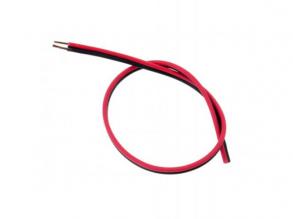 Színes vezeték LED szalaghoz , 2 eres (piros/fekete) , 2x0,5mm2