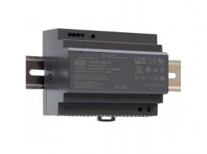 LED tápegység , Mean Well , HDR-150-24 , 24 Volt , 150 Watt , DIN sínre szerelhető , ipari