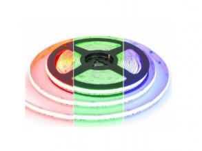 LED szalag , 24 Volt DC , COB , 840 LED/m , DOTLESS , 25 W/m , RGB-CCT