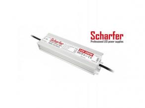 LED tápegység , 24 Volt , 200 Watt , 8,33A , kültéri , vízálló , IP67 , Scharfer , 7 év garancia