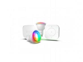 Szett , szpot , 2 x GU10 , 36° , 2 x 6 Watt , RGB , CCT , dimmelhető + távirányító + Bridge