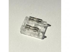 Gyorscsatlakozó , 10 mm-es RGB DOTLESS COB LED szalaghoz , 4 pólusos , szalag-vezeték toldáshoz , IP20/IP65 , MULTI SNAP