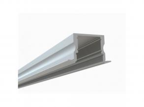 972 VL Süllyesztett eloxált alumínium U-profil LED-szalaghoz 2m, MÉLYEN SÜLLYESZTETT