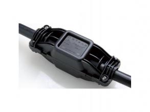 Vízmentes kötődoboz kábeltartóval , szilikon GÉLLEL , 3 x 4 mm2 sorkapoccsal , kültéri , IP68 , STEAB Paguro Maxi , 5660/3