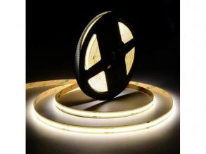 MARATHON COB LED szalag , áramgenerátoros IC-vel , 24 Volt DC , 7.5W/m , 480 led/m , 8mm , >90Ra , természetes fehér , LEDISS