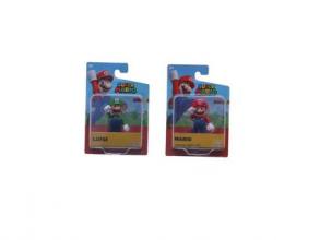 Super Mario mini figura 6,5 cm, többféle, 1 db